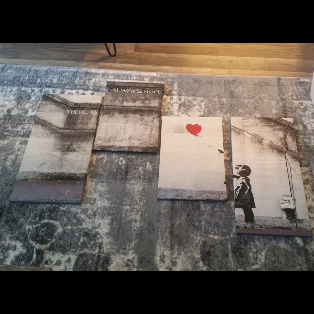 Banksy wall art decor